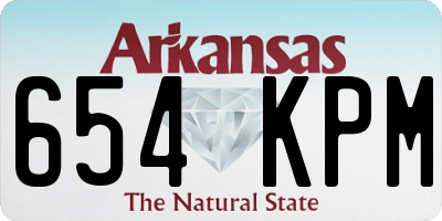 AR license plate 654KPM