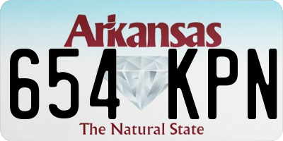 AR license plate 654KPN