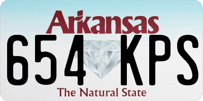 AR license plate 654KPS