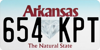 AR license plate 654KPT