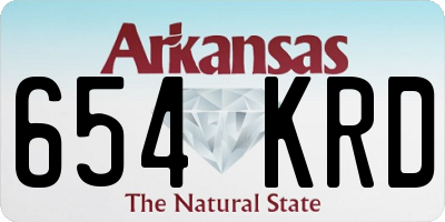 AR license plate 654KRD