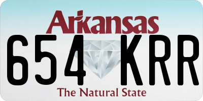 AR license plate 654KRR
