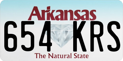 AR license plate 654KRS