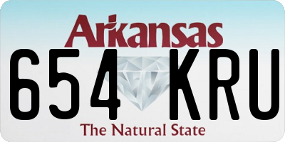 AR license plate 654KRU