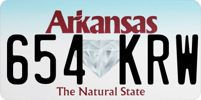 AR license plate 654KRW