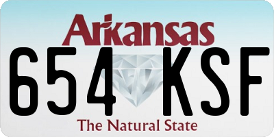 AR license plate 654KSF