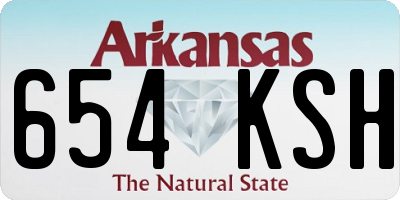 AR license plate 654KSH