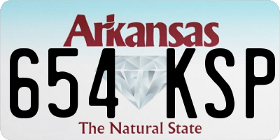 AR license plate 654KSP