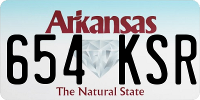 AR license plate 654KSR