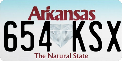 AR license plate 654KSX