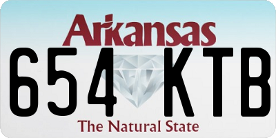 AR license plate 654KTB
