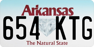 AR license plate 654KTG