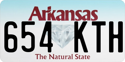 AR license plate 654KTH