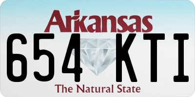 AR license plate 654KTI
