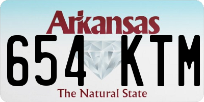 AR license plate 654KTM