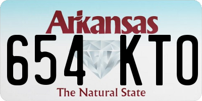 AR license plate 654KTO