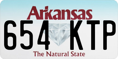 AR license plate 654KTP