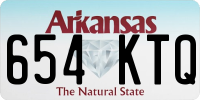 AR license plate 654KTQ