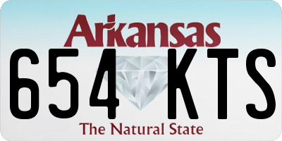 AR license plate 654KTS