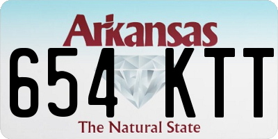 AR license plate 654KTT