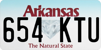 AR license plate 654KTU