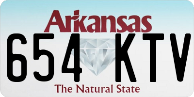 AR license plate 654KTV