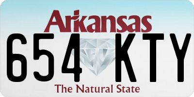 AR license plate 654KTY