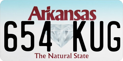 AR license plate 654KUG