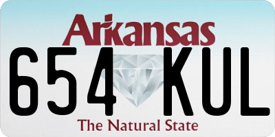 AR license plate 654KUL