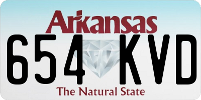 AR license plate 654KVD