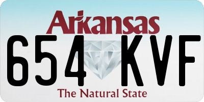 AR license plate 654KVF