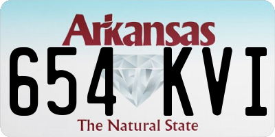 AR license plate 654KVI