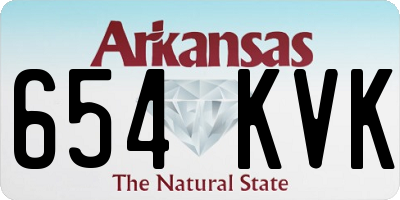 AR license plate 654KVK