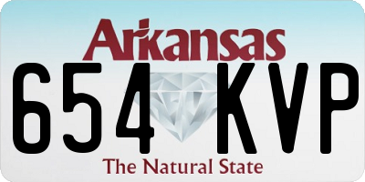AR license plate 654KVP