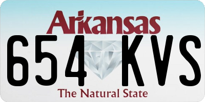 AR license plate 654KVS