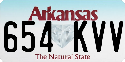 AR license plate 654KVV