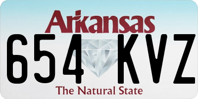 AR license plate 654KVZ
