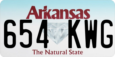 AR license plate 654KWG