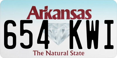 AR license plate 654KWI