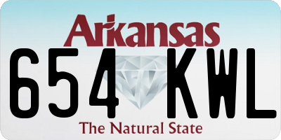 AR license plate 654KWL