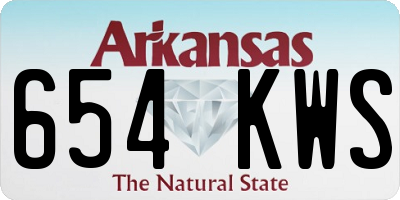 AR license plate 654KWS