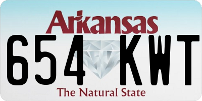 AR license plate 654KWT