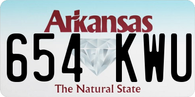 AR license plate 654KWU