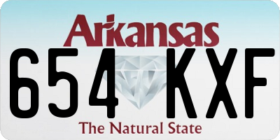 AR license plate 654KXF