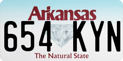 AR license plate 654KYN