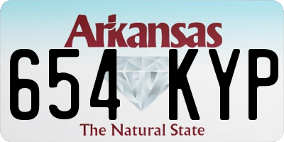 AR license plate 654KYP