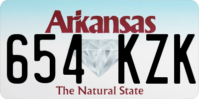 AR license plate 654KZK