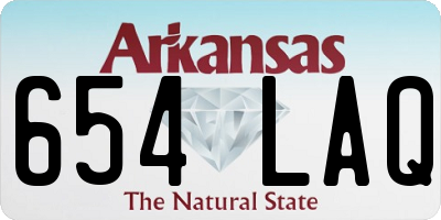 AR license plate 654LAQ