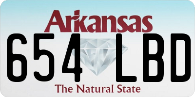 AR license plate 654LBD