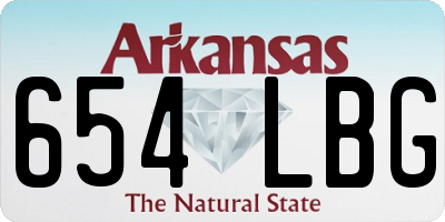 AR license plate 654LBG